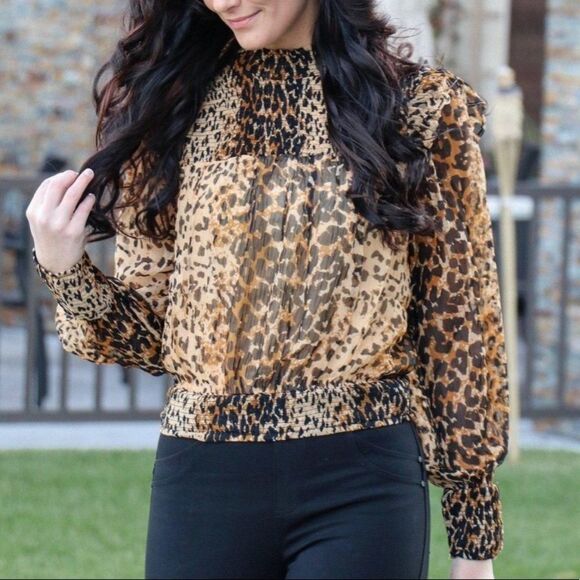 NWT Free People Roma Printed Ruffle Blouse - Picture 7 of 12